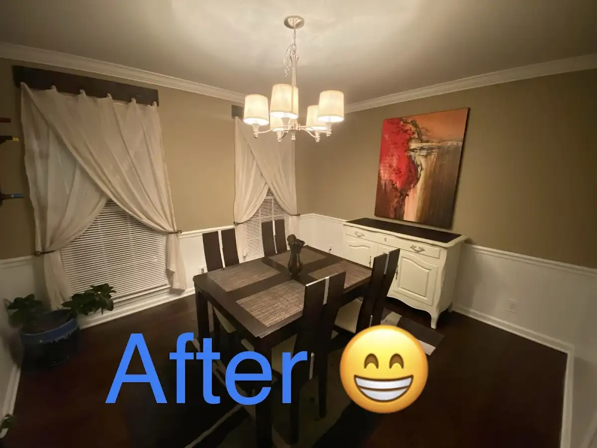 Professional dining room restoration after water damage in Manor
