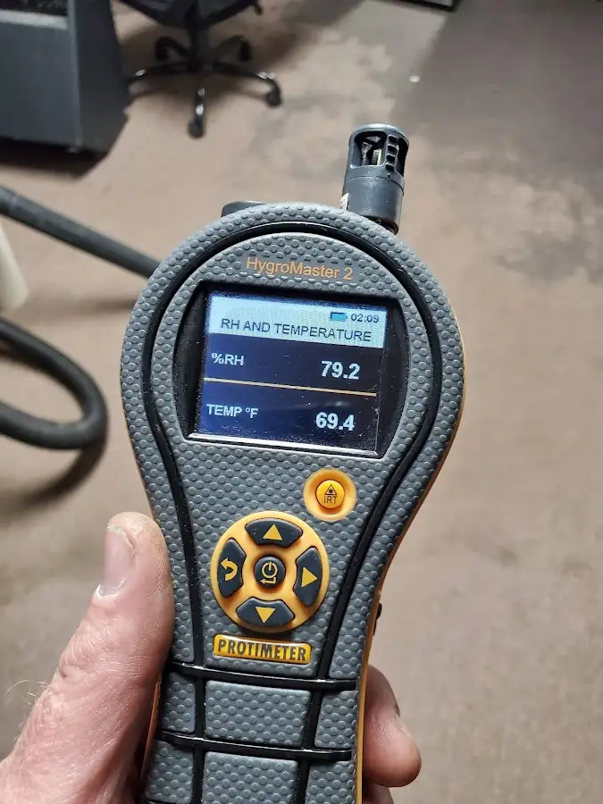 Moisture meter humidity assessment for Mold Remediation & Removal in Manor